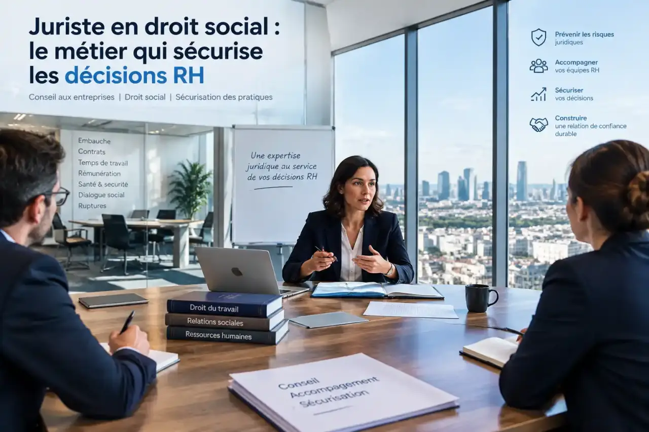 Juriste en droit social : le métier qui sécurise les décisions RH