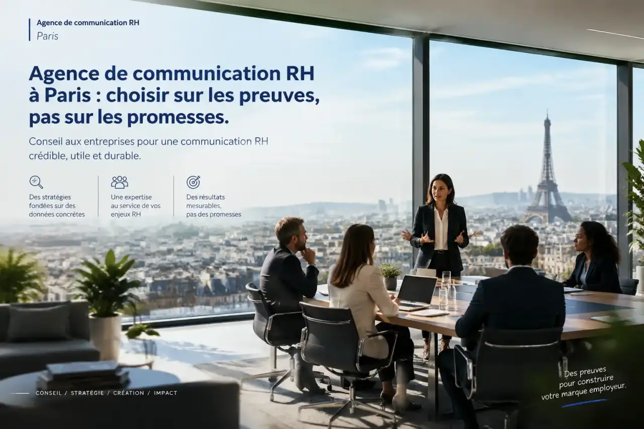 Agence de communication RH à Paris : choisir sur les preuves, pas sur les promesses