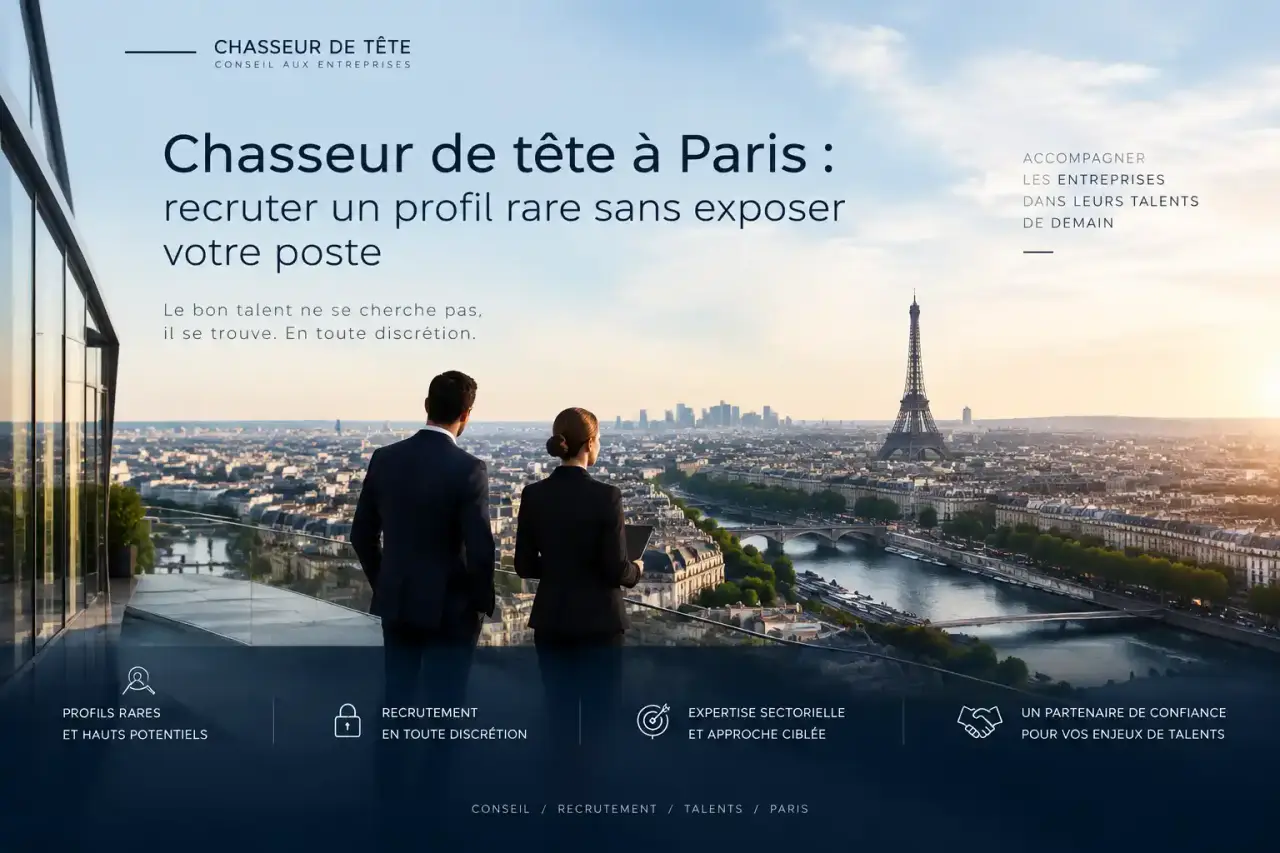 Chasseur de tête à Paris : recruter un profil rare sans exposer votre poste